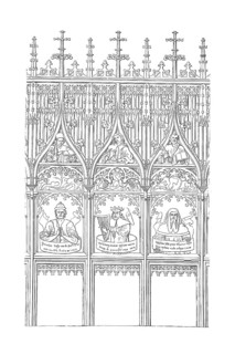 Choir stalls by Jörg Syrlin the Elder (c. 1470) on the north side of the Minster of Our Lady of