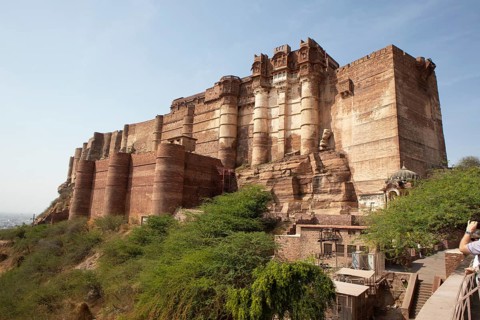 Mehrangarh or Meherangarh Fort, Jodhpur, Rajasthan, India