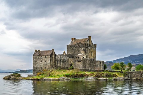 Eilean Donan Castle, Loch Duich, Isle of Skye, Highlands, Scotland, UK