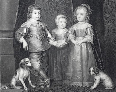 The children of King Charles I, Charles I, born 19 November 1600, died 30 January 1649, of the