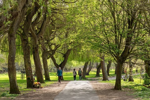 Riverside Heritage Trail, Stratford-upon-Avon, Warwickshire, England, United Kingdom