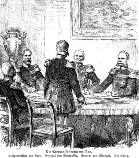 The Reorganisation Commission, Commission for Army Reform, Minister of War and Navy von Roon,