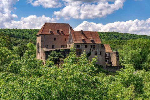 Tannenberg Castle or Tannenburg Castle near Nentershausen, Hesse, Germany