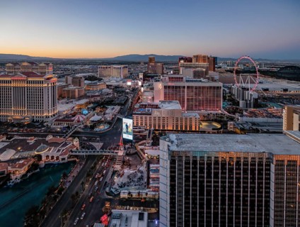 Casinos along Las Vegas Boulevard in Las Vegas, Nevada