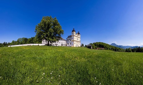 Maria Plain pilgrimage church, baroque church, Bergheim near Salzburg, Flachgau, Salzburger Land,