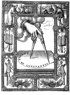 The printer's mark of Plantin, Christophe Plantin, Christoffel Plantijn, Christophorus Plantinus (c
