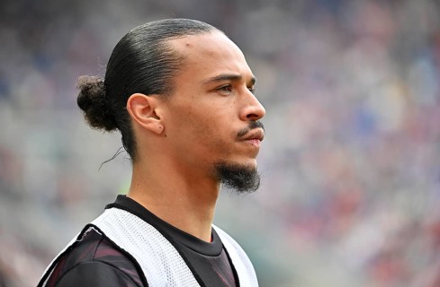 Leroy Sane FC Bayern Munich FCB (10) portrait in the substitutes' jersey, PreZero Arena, Sinsheim,