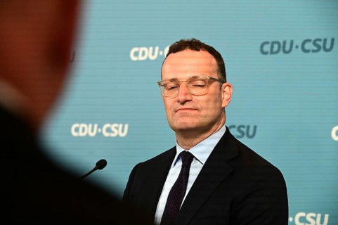 The Chairman of the CDU/CSU parliamentary group, Jens Spahn (CDU), and his deputy Alexander