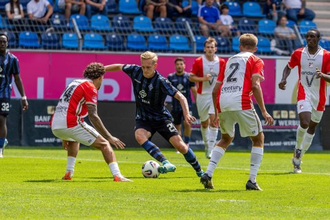 Waldhof Mannheim v FC Emmen, Netherlands (last test match in front of the start of the new season)