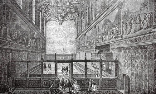 The Sistine Chapel, where the cardinals gather for the election of Pope Leo XIII, 1878, Vatican,