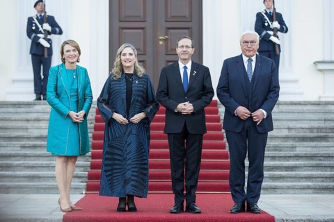 Elke Büdenbender (woman of the Federal President), Michal Herzog (woman of the President of the