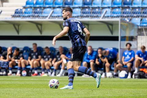 Waldhof Mannheim v FC Emmen, Netherlands (last test match in front of the start of the new season)