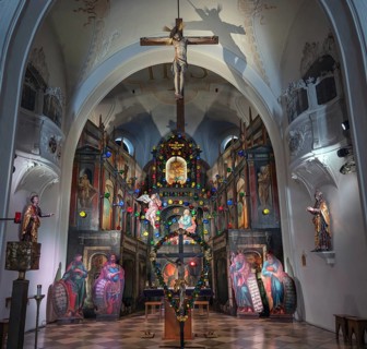 Holy Sepulchre created around 1800, St Michael's Parish Church, Kirchstr. 15, Aschau, Chiemgau,