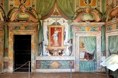 Stanza della Gloria, Hall of Fame, Roman Mannerist frescoes, Villa d'Este residential palace,