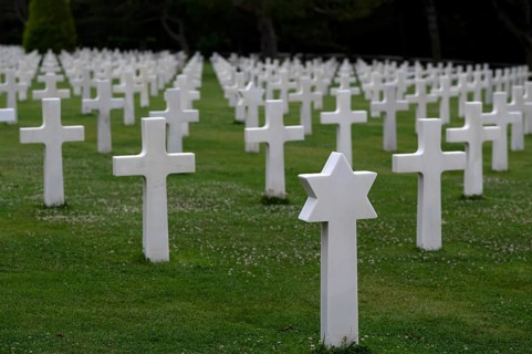 Jewish grave, gravestones, war graves, military graves, military cemetery, American Normandy