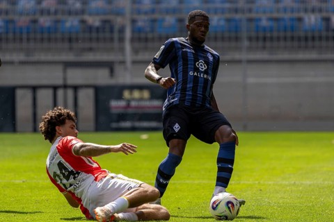 Waldhof Mannheim v FC Emmen, Netherlands (last test match in front of the start of the new season)