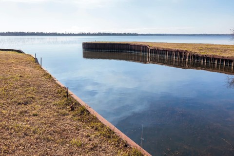 View of Lake Seminole from the Corps of Engineers Eastbank Campground near the Florida state line