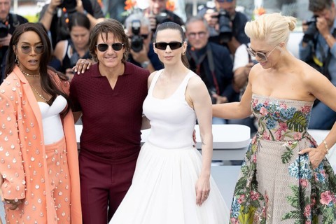 Cannes, France - 14.5.2024: Angela Bassett, Tom Cruise, Hayley Atwell, Hannah Waddingham during the