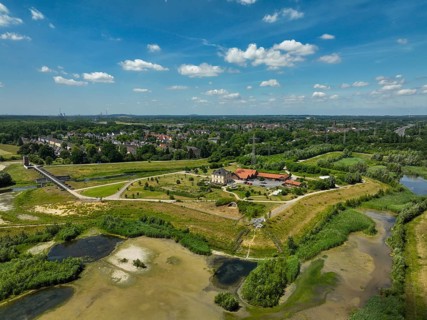 Dortmund, Castrop-Rauxel, North Rhine-Westphalia, Germany - River renaturalisation, renaturation of