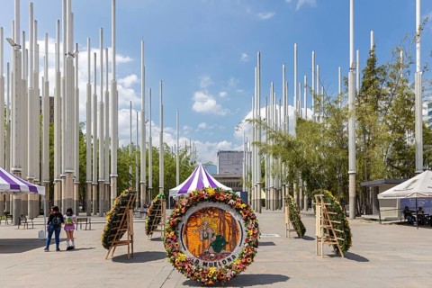 Plaza Cisneros, Medellin, Colombia