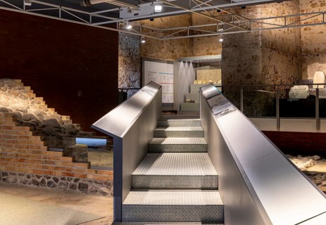 Interior photograph, Archaeological excavations, Berlin Spandau Citadel, remains of the old