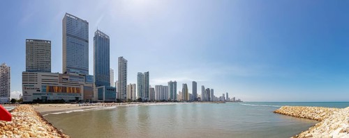 Skyline, Cartagena, Colombia