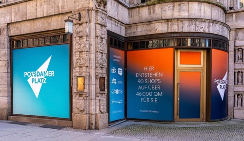 Vacant commercial property, Alte Potsdamer Straße, Potsdamer Platz, Berlin, Germany