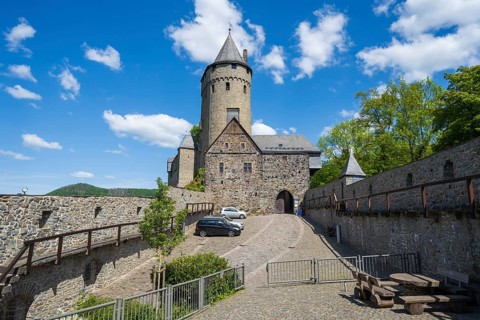 Altena Castle, Altena, Sauerland, Westphalia, North Rhine-Westphalia, Germany