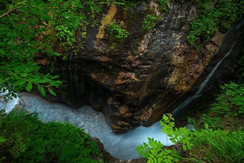 Magical Wimbach Gorge in Ramsau in Berchtesgadener Land