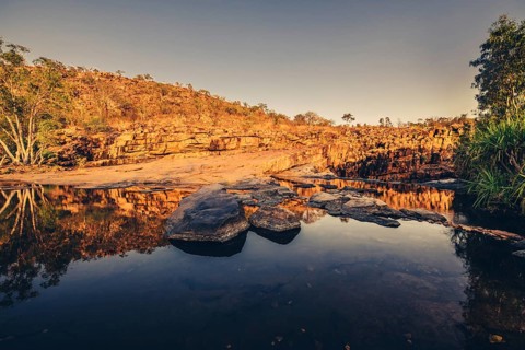 Bell Gorge, The Kimberleys, sunrise in the outback, Gibb River Road, Australia