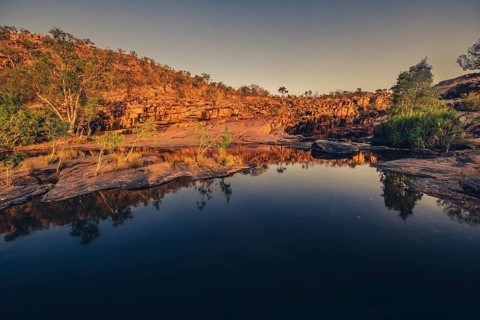 Bell Gorge, The Kimberleys, sunrise in the outback, Gibb River Road, Australia