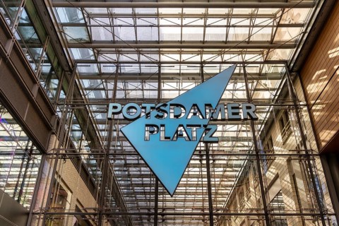 Shopping arcades at Potsdamer Platz, Berlin, Germany