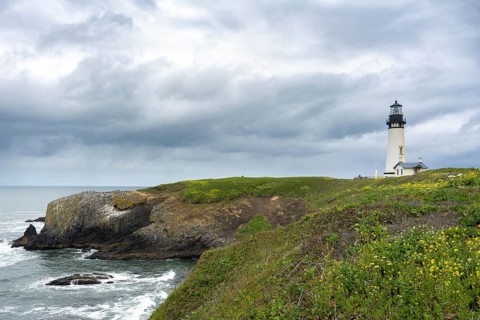 Yaquina Lighthouse, Newport, Oregon, USA, North America