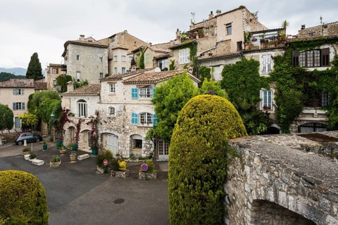 Picturesque mountain village, St. Paul de Vence, Provence Alpes Côte d'Azur, South of France,