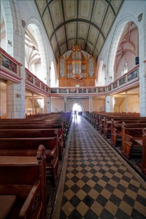 Protestant late Gothic St. Mary's Church, town church, with the organ by Friedrich Ladegast,