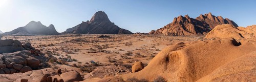 Rock formation, Pontok Mountains, Great Spitzkoppe, Spitzkoppe, Great Spitzkoppe Nature Reserve,
