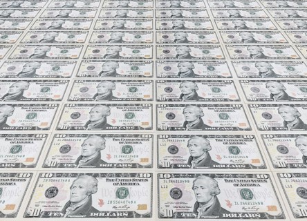 10 US dollar notes, 10 dollar banknotes