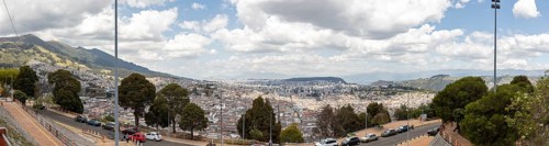 Panorama from El Panecillo, Quito, Ecuador