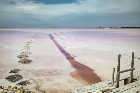 Saltworks, Salin-de-Giraud, Bouches-du-Rhône, Arles, France