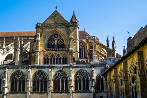 Cathedrale Sainte-Marie in Bayonne, Basque Country, Southwest France