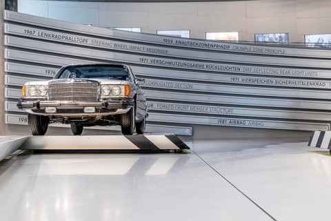 Mercedes-Benz 300 SD from 1980, the first series-produced passenger car to be equipped with a