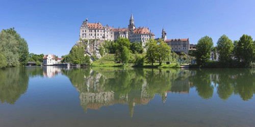 Sigmaringen Castle, Hohenzollern Castle, on the Danube, Sigmaringen, Swabian Alb,
