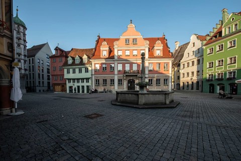 Memmingen, Old Town, Weinmakt, Bavaria, Germany