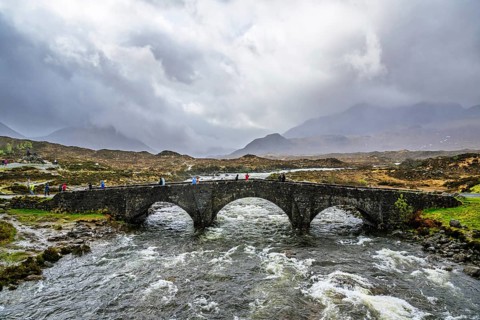 Sligachan Old Bridge, Isle of Skye, Scotland, UK