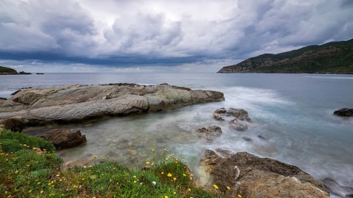 Coast near Port de Centuri, Cap Corse, Haute-Corse, Corsica, France