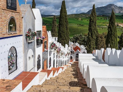 Monumental Cemetery of San Sebastián, Casabermeja, Andalusia, Spain