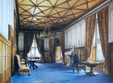 The Queen's Salon, 1845, Stolzenfels Castle near Koblenz, Germany