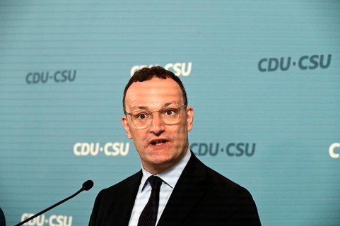 The Chairman of the CDU/CSU parliamentary group, Jens Spahn (CDU), and his deputy Alexander