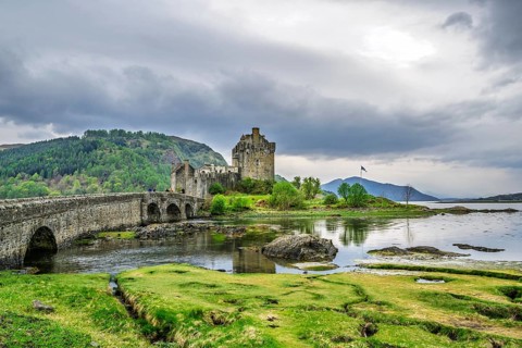 Eilean Donan Castle, Loch Duich, Isle of Skye, Highlands, Scotland, UK