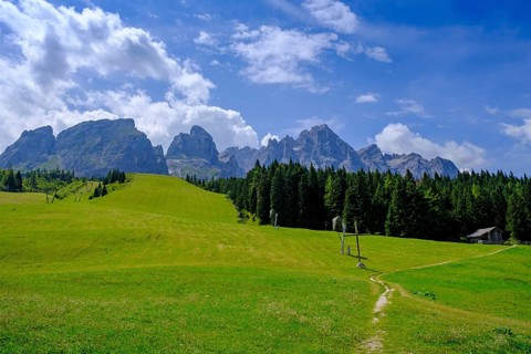 Sesto Dolomites at the Kreuzberg Pass, Sesto Valley, Dolomites, South Tyrol, Italy